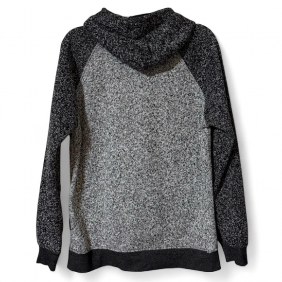 Men's Gray and Black Hoodie - Picture 2 of 6